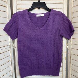 Ona Purple Sweater Top
